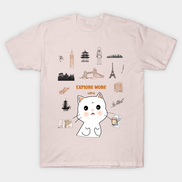 Explore More T-Shirt by Athikan